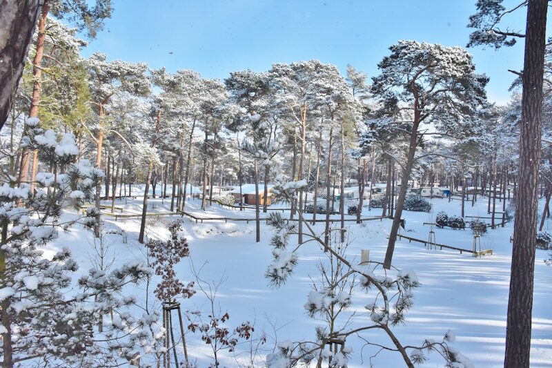 Campingplatz Trassenheide im Winter