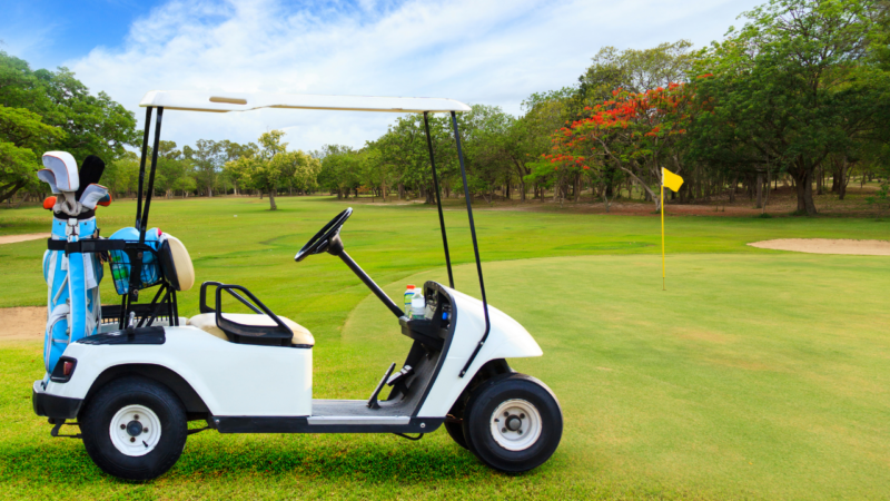 golf leidenschaft auf dem grün - vorbereitung