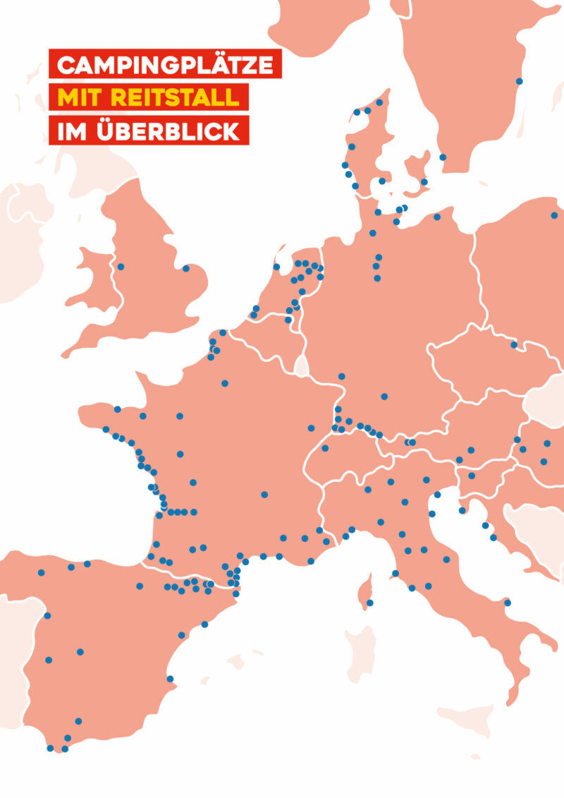 Campingplätze mit Reitstall in Europa