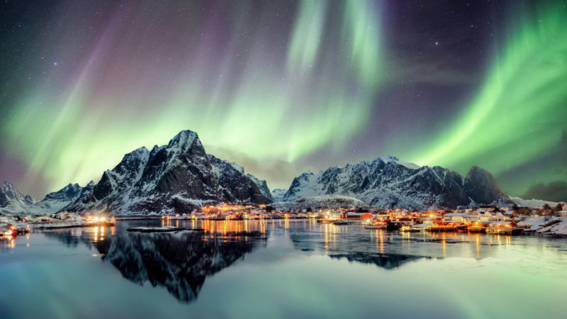 Polarlichter 2024 sehen: Polarlichter entstehen - Skandinavien