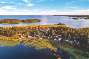Camping am Meer in Schweden