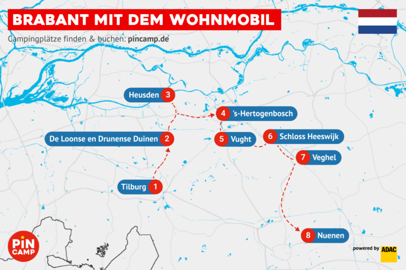 Brabant mit dem wohnmobil
