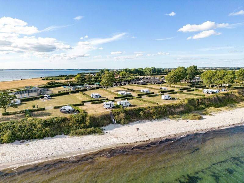Sønderborg, Drejby Strand Camping“ auf Kegnæs der östlichste Fleck auf der Insel Als https://www.drejby.dk/