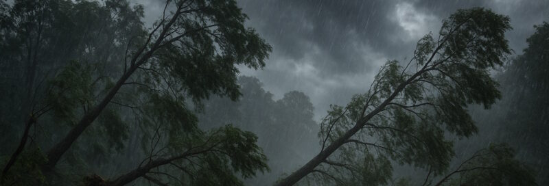 Unwetter und Sturm
