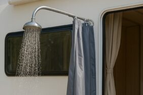 Außendusche beim Wohnmobil: Praktische Körperpflege unterwegs