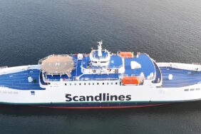 Baltic Whale: Riesige Batteriefähre zwischen Puttgarden und Rødby