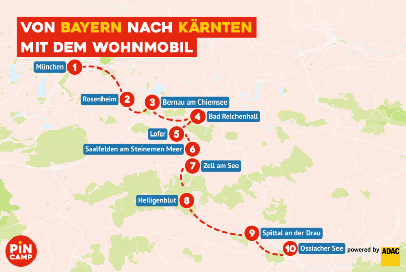 Die große Alpenfahrt: Von Bayern nach Kärnten
