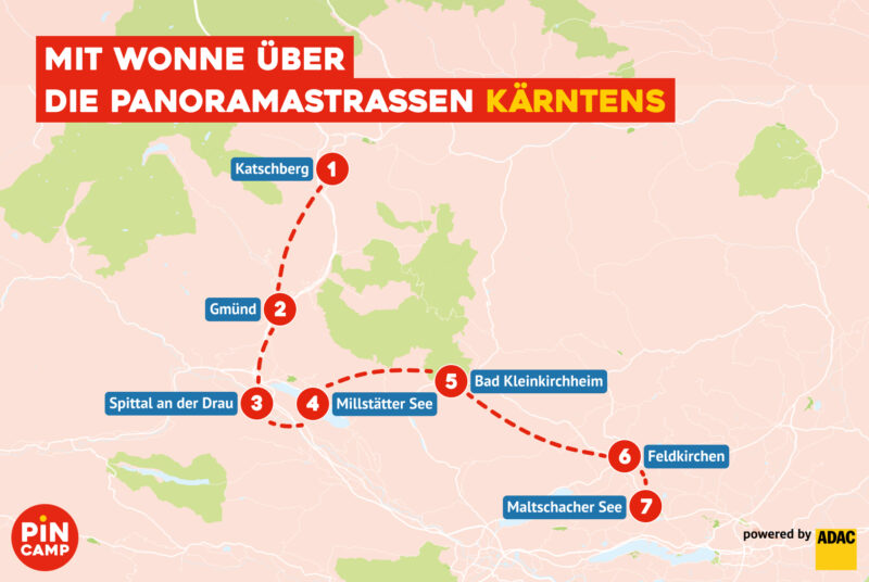 Panoramastraßen und Thermalquellen in Kärnten