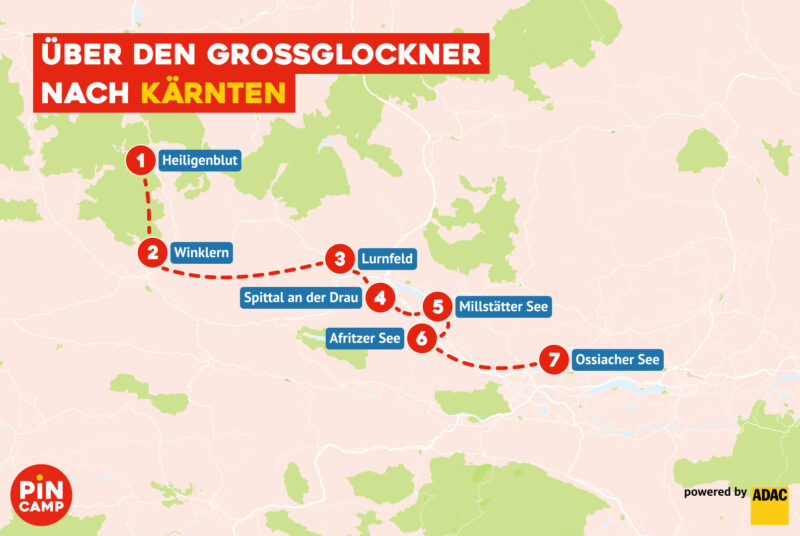 Über die Großglocknerstraße nach Kärnten