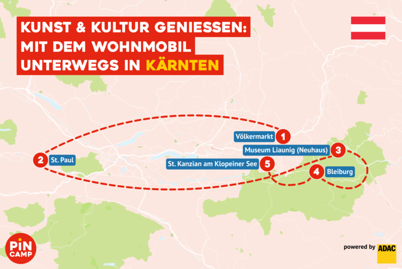 Von Völkermarkt zum Klopeiner See - Eine Kulturreise durch Südkärnten