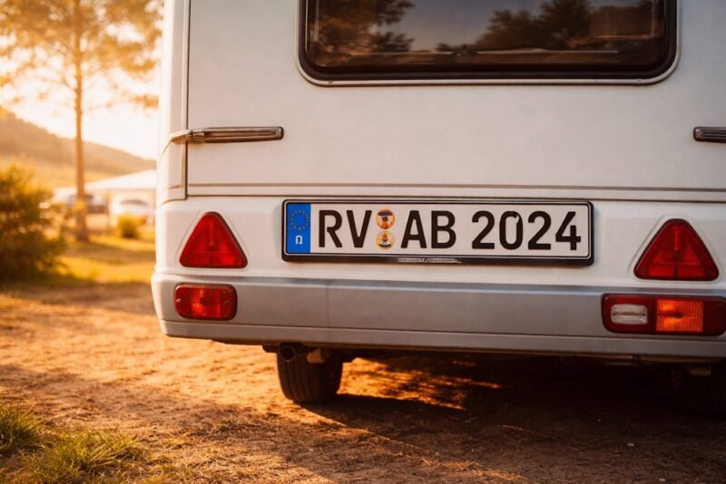 Wohnwagen Kennzeichen