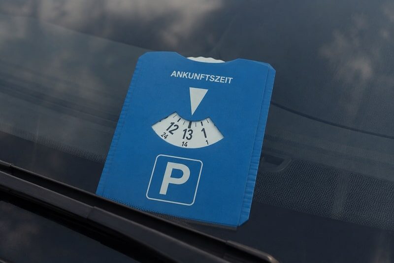 Parkscheibe richtig eingestellt