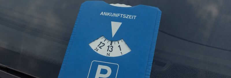 Parkscheibe richtig eingestellt