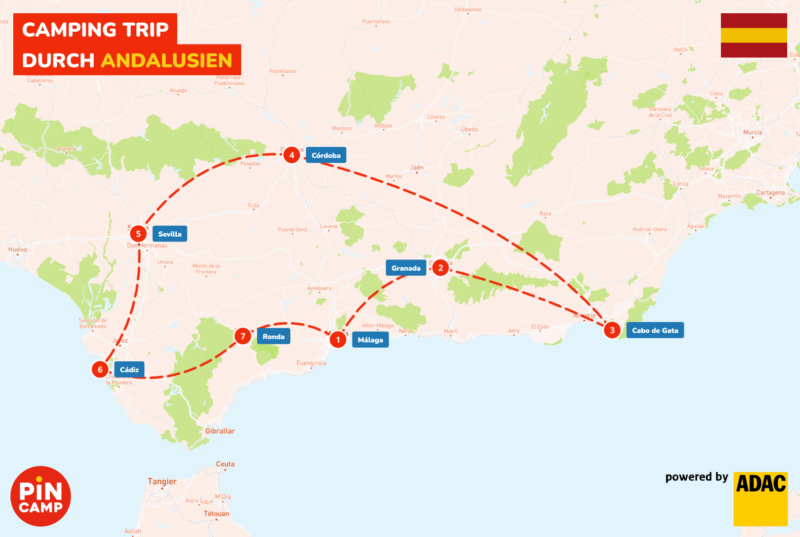 Roadtrip Andalusien