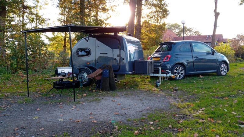 Kleox Festival mit einem Fiat Panda