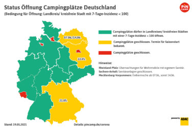 2.200 Plätze in Deutschland und Europa sofort online buchbar